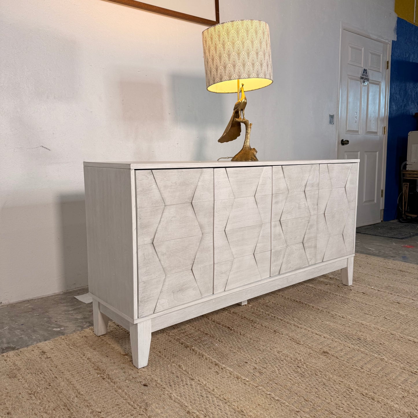 NEW White Buffet Sidebord 60”