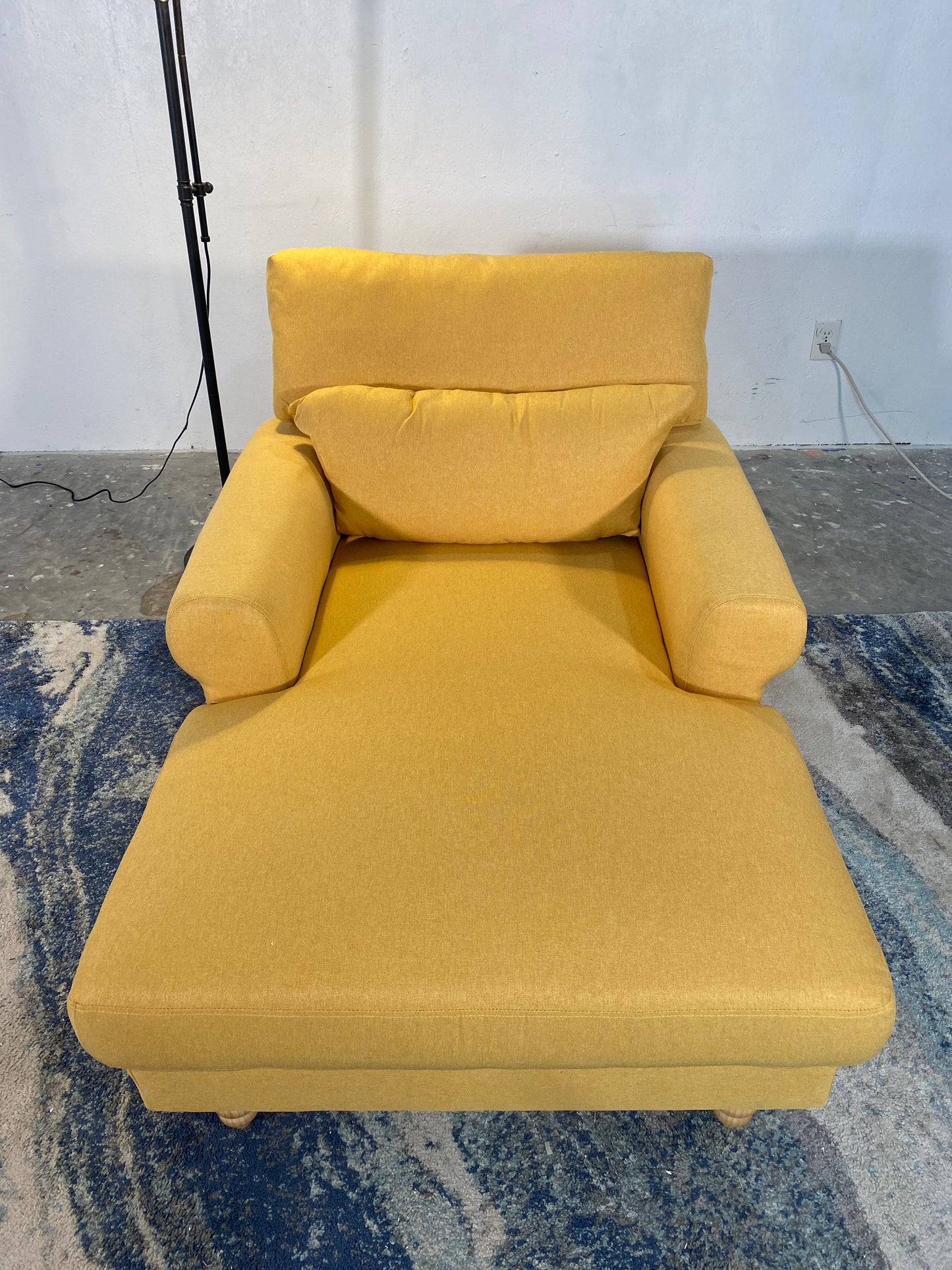 NEW Yellow Chaise Lounger
