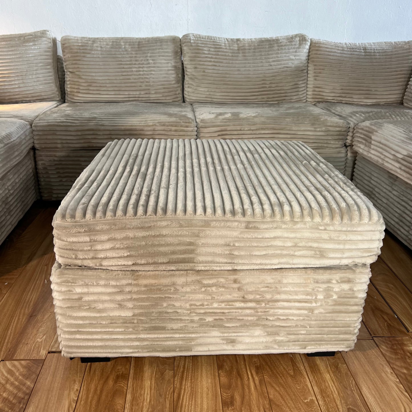 LIKE-NEW 9-Piece Modular Corduroy Sectional Sofa