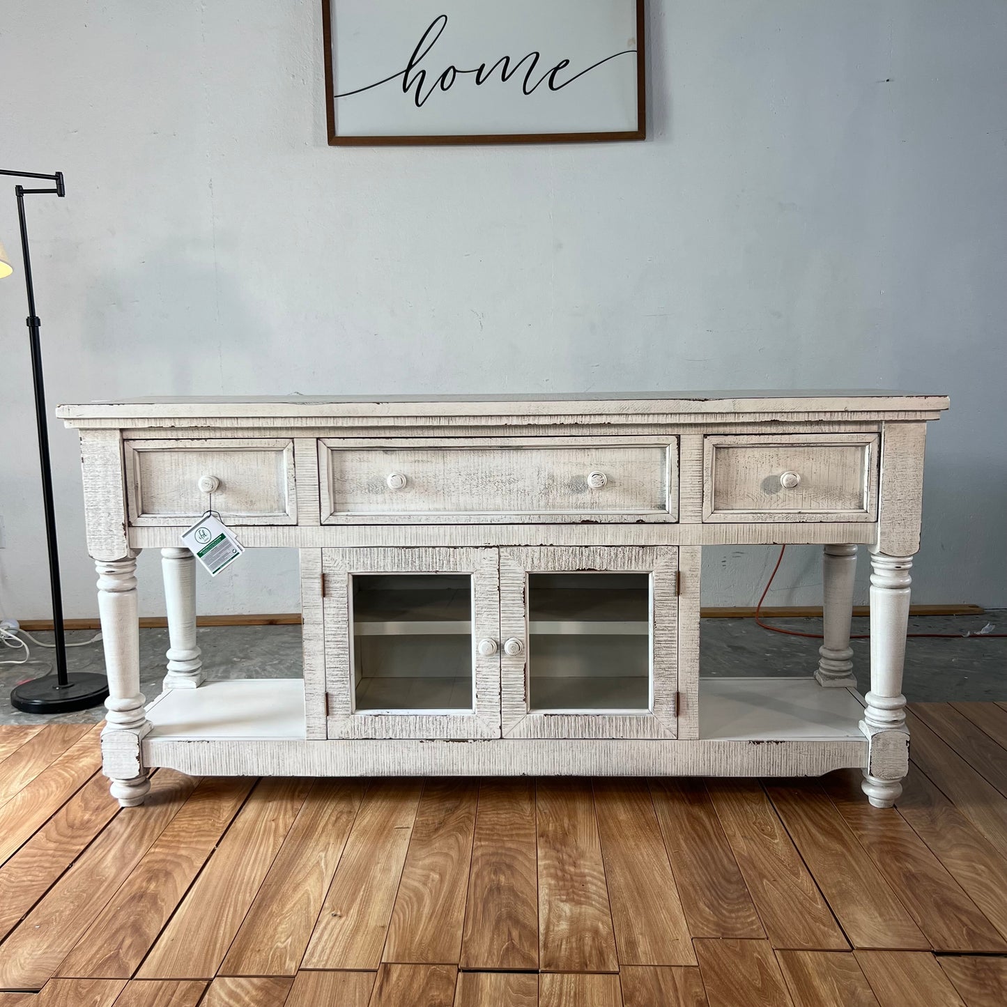 NEW Ophelia & Co. White TV Stand Cabinet
