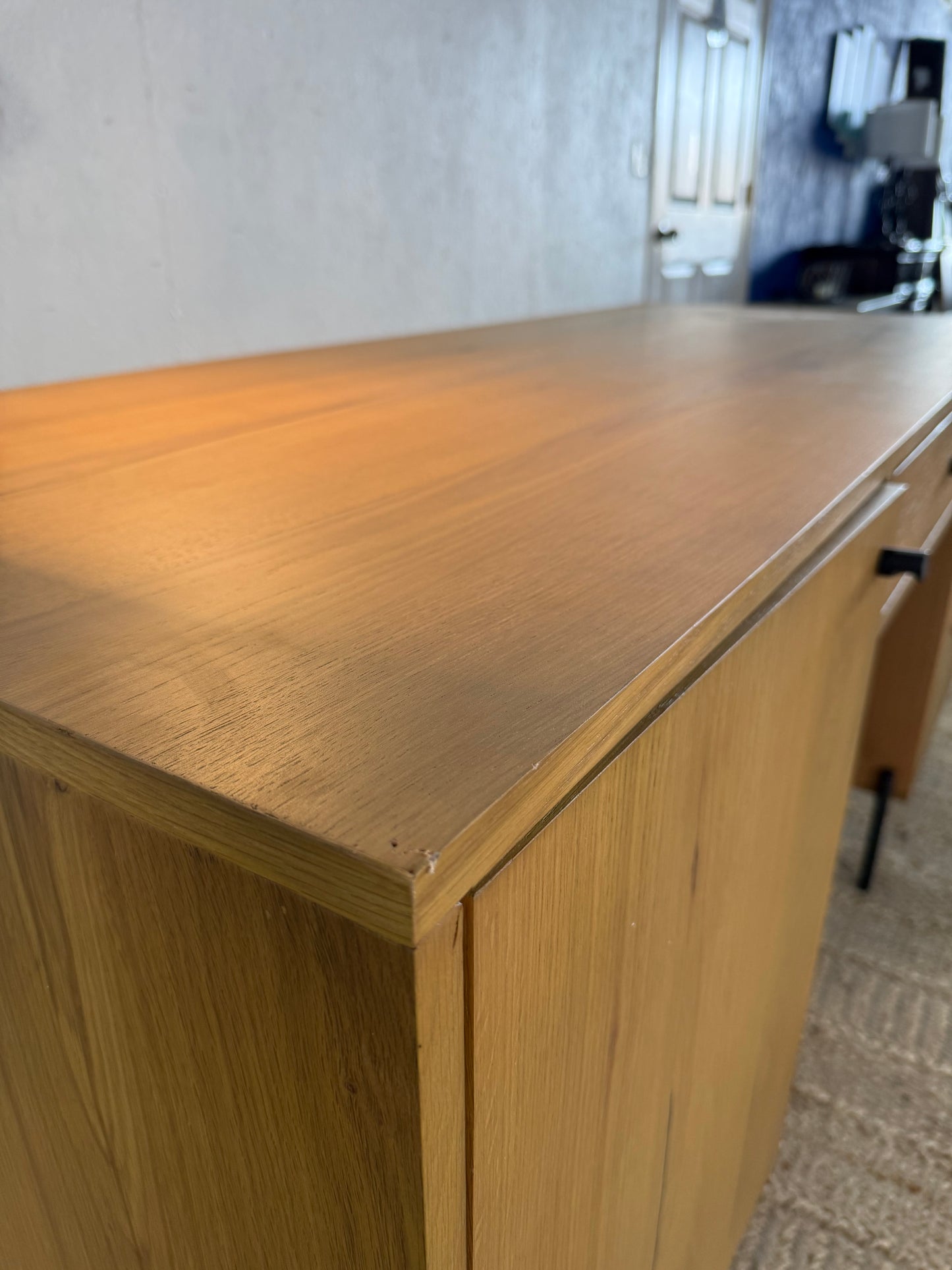 NEW Four Hands Solid Wood Executive Desk