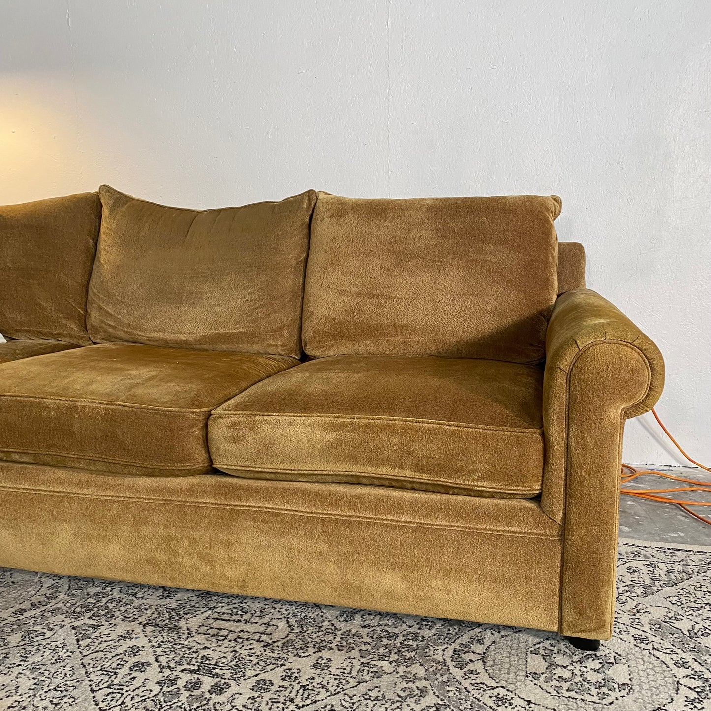 3-Piece Bernhardt Mid-Century Style Sectional Sofa