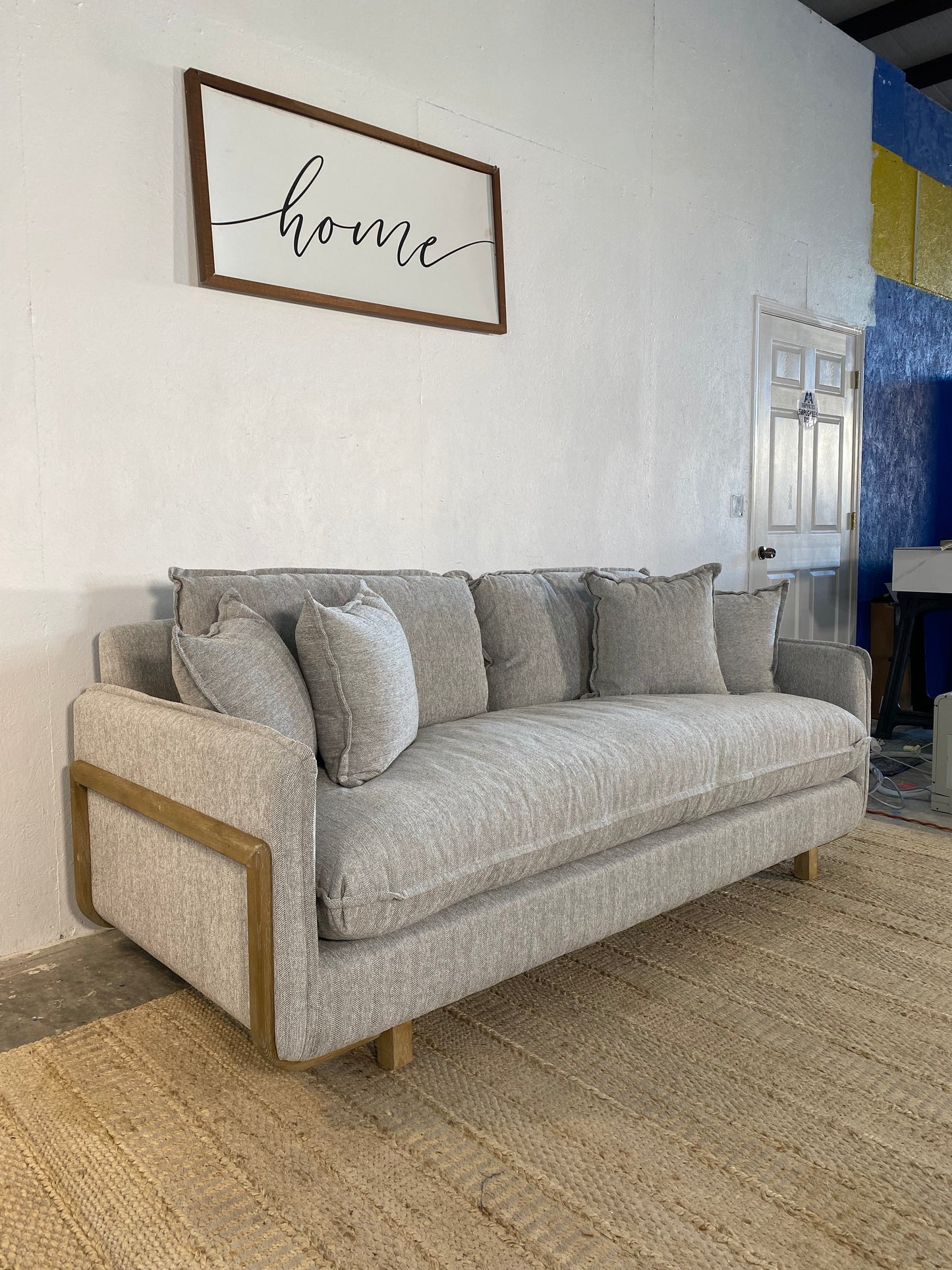 NEW Mercana Roy 84" Upholstered Sofa