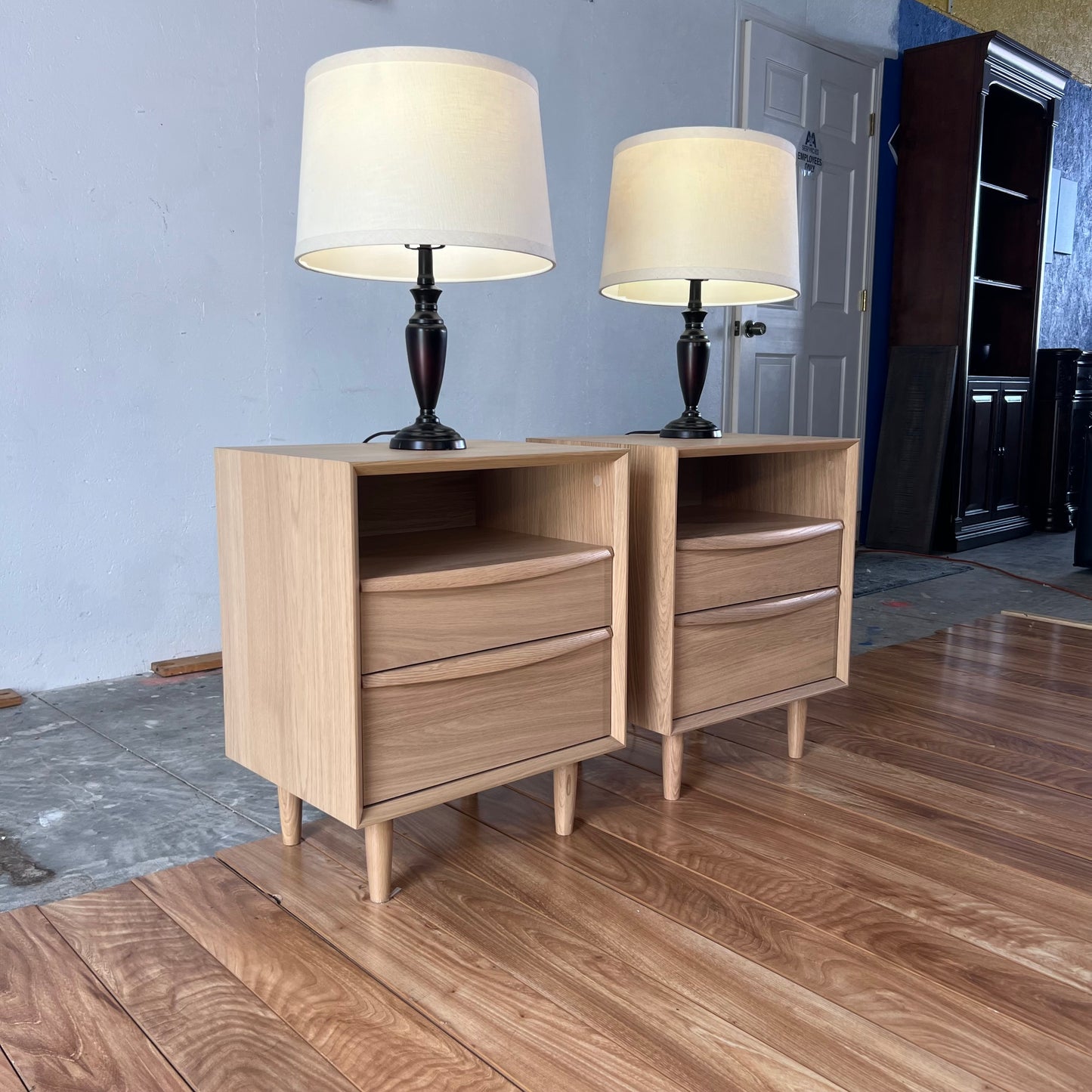 NEW Article Lenia 2-Drawer Nightstand Set