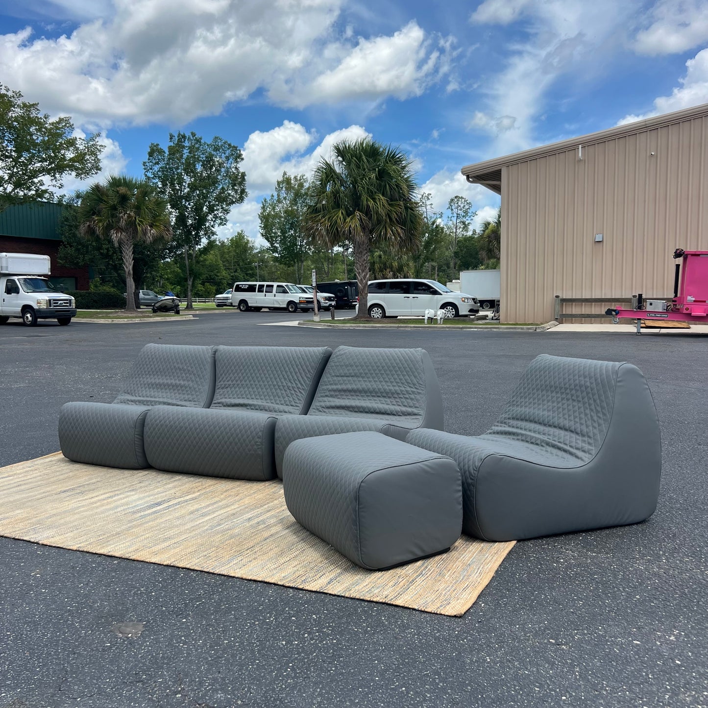 NEW BigJoe Solvana 5-Piece Patio Set