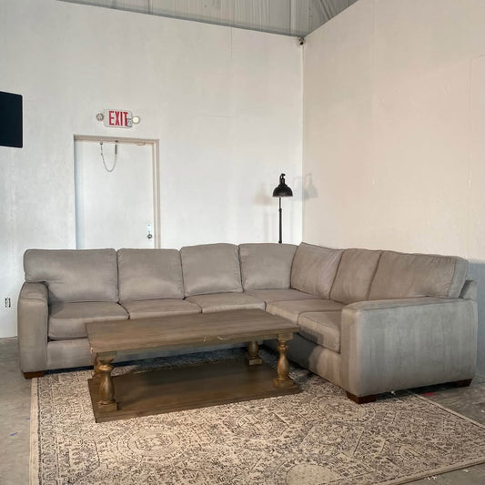 2-Piece grey Klaussner Home Furnishings Grey Sectional